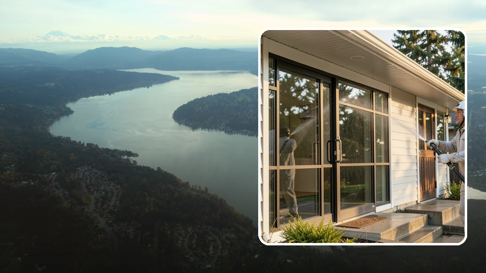 Bank Exterior Cleaning in Sammamish, King County, WA - Polished exterior cleaning for banks and credit unions that keeps facades, entrances, ATM areas, and drive-up lanes looking...