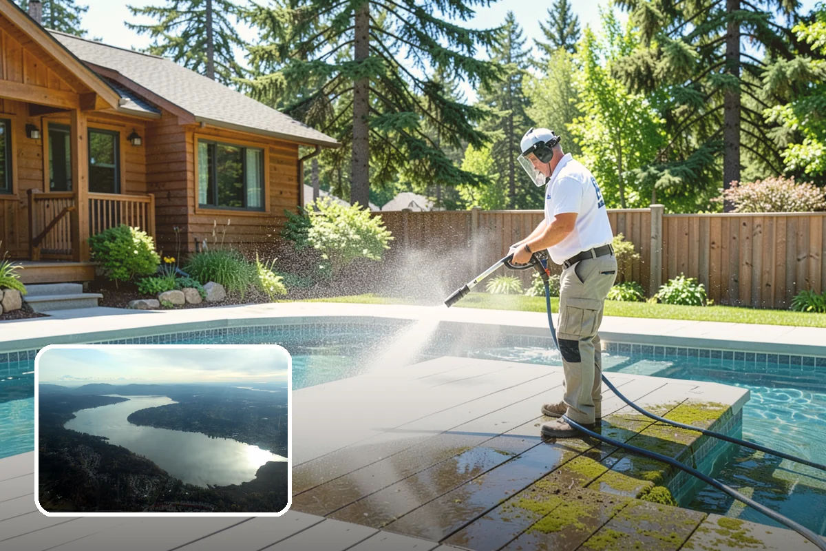 Bank Exterior Cleaning in Sammamish, King County, WA - Maintains a clean, trustworthy image at every customer touch point