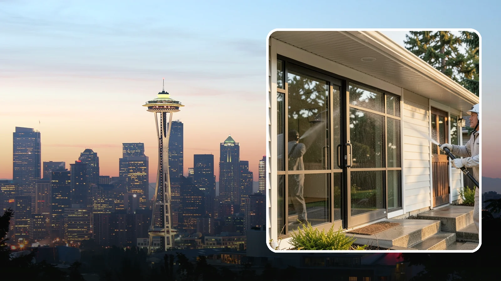 Bank Exterior Cleaning in Seattle, King County, WA - Polished exterior cleaning for banks and credit unions that keeps facades, entrances, ATM areas, and drive-up lanes looking...
