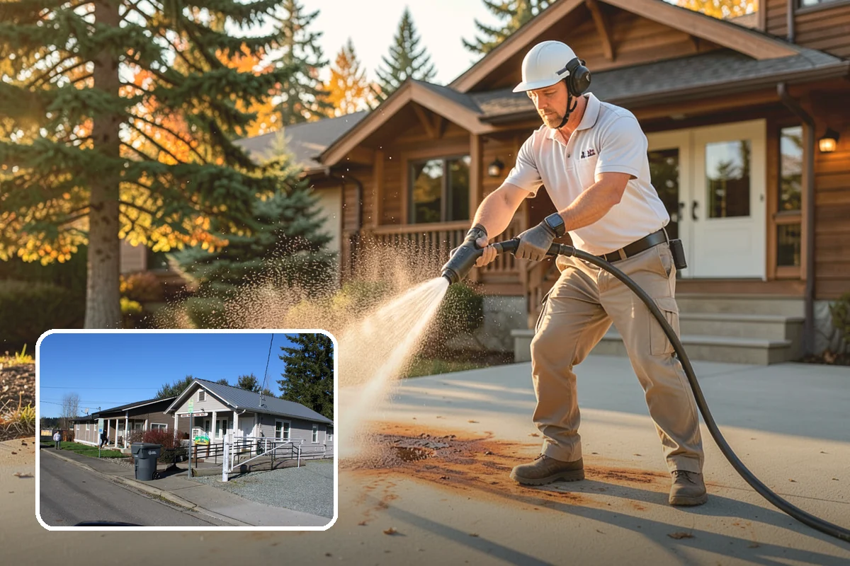 Bank Exterior Cleaning in South Prairie, Pierce County, WA - Maintains a clean, trustworthy image at every customer touch point