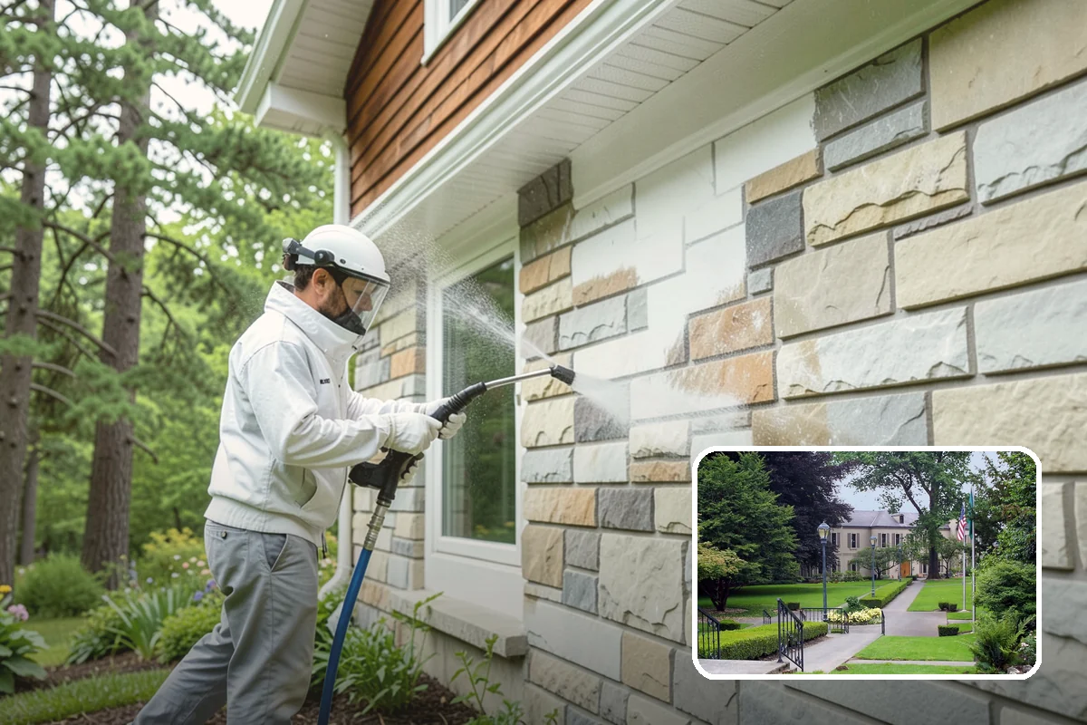 Bank Exterior Cleaning in Woodinville, King County, WA - Maintains a clean, trustworthy image at every customer touch point