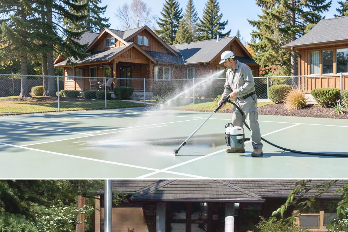 Bank Exterior Cleaning in Yarrow Point, King County, WA - Quarterly cleaning keeps a bank exterior consistently sharp, with added attention in spring when pollen and algae peak.