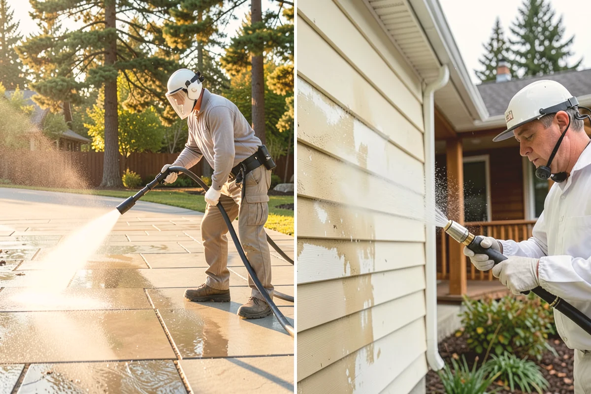 Bar & Restaurant Patio Cleaning in Algona, King County, WA - Pre-treat greasy zones and around table and bar areas
