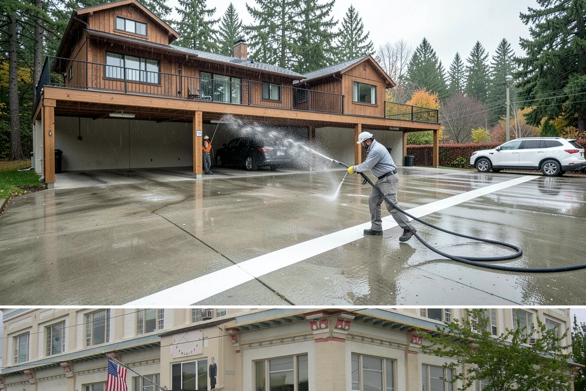 Bar & Restaurant Patio Cleaning in Anacortes, Skagit County, WA - A thorough spring cleaning readies patios for peak outdoor dining, with regular touch-ups through the summer season.
