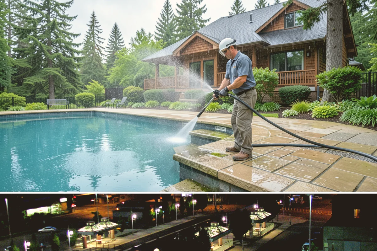 Bar & Restaurant Patio Cleaning in Auburn, King County, WA - A thorough spring cleaning readies patios for peak outdoor dining, with regular touch-ups through the summer season.