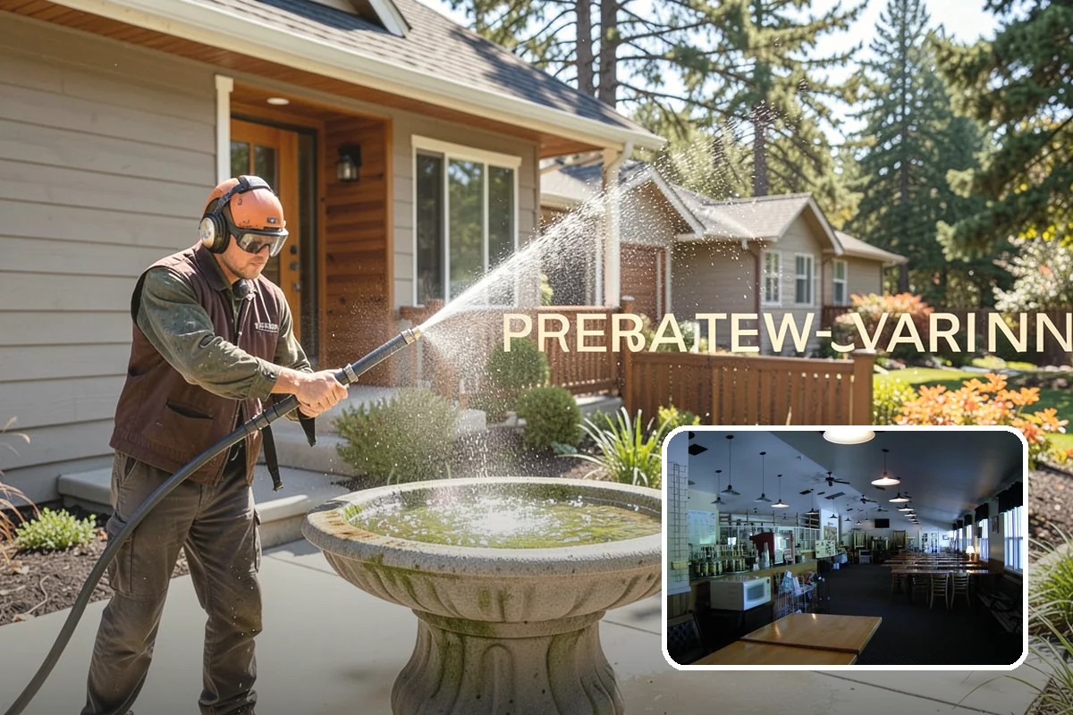 Bar & Restaurant Patio Cleaning in Black Diamond, King County, WA - Breaks down grease and sugar ground into patio surfaces