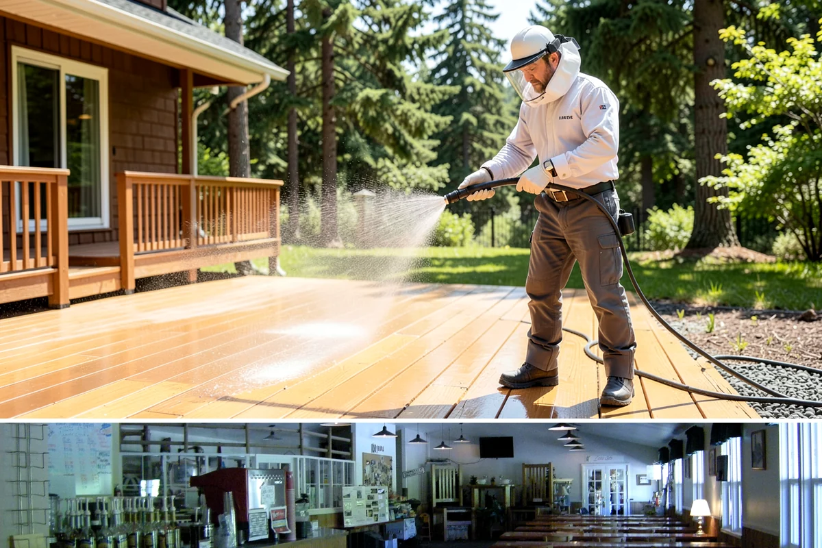 Bar & Restaurant Patio Cleaning in Black Diamond, King County, WA - A thorough spring cleaning readies patios for peak outdoor dining, with regular touch-ups through the summer season.