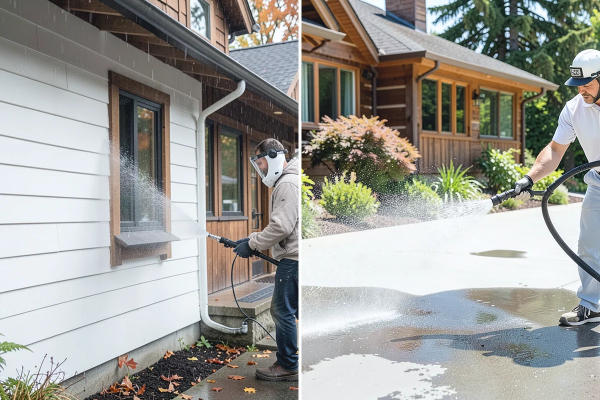 Bar & Restaurant Patio Cleaning in Bonney Lake, Pierce County, WA - Pre-treat greasy zones and around table and bar areas