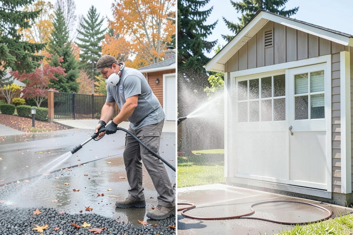 Bar & Restaurant Patio Cleaning in Buckley, Pierce County, WA - Pre-treat greasy zones and around table and bar areas
