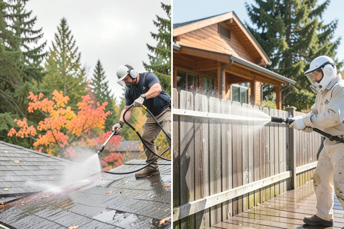 Bar & Restaurant Patio Cleaning in Burien, King County, WA - Pre-treat greasy zones and around table and bar areas