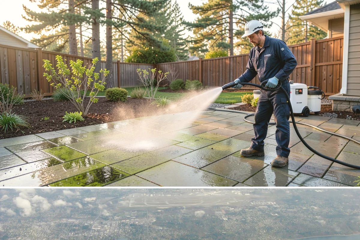 Bar & Restaurant Patio Cleaning in Burien, King County, WA - A thorough spring cleaning readies patios for peak outdoor dining, with regular touch-ups through the summer season.
