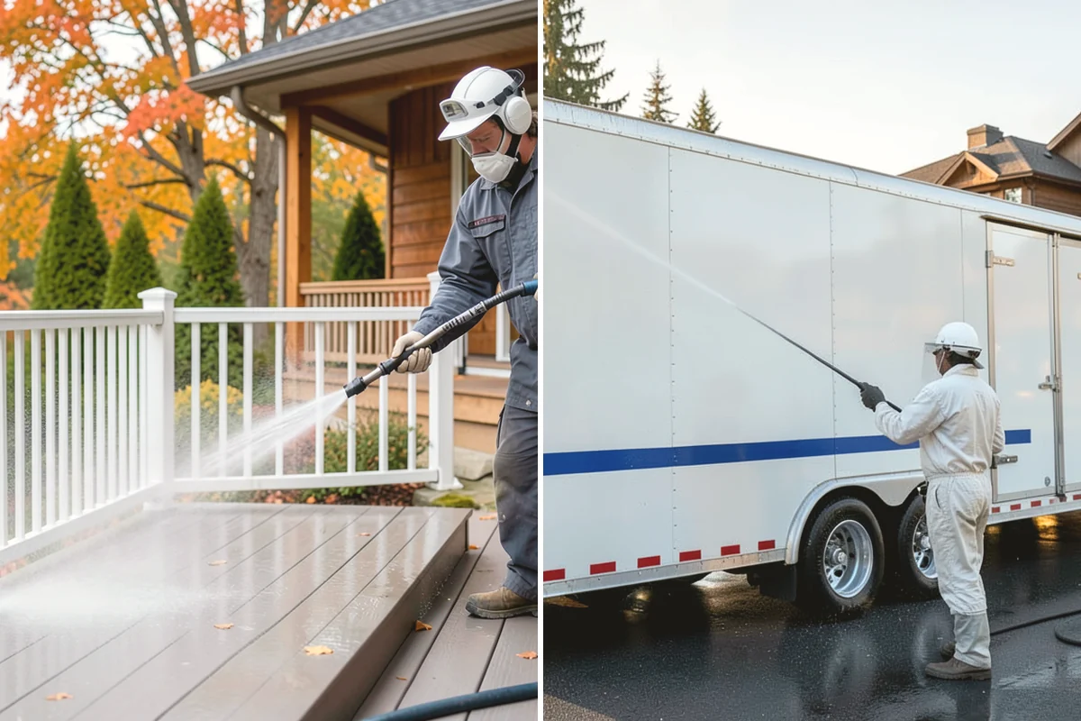 Bar & Restaurant Patio Cleaning in Carnation, King County, WA - Pre-treat greasy zones and around table and bar areas