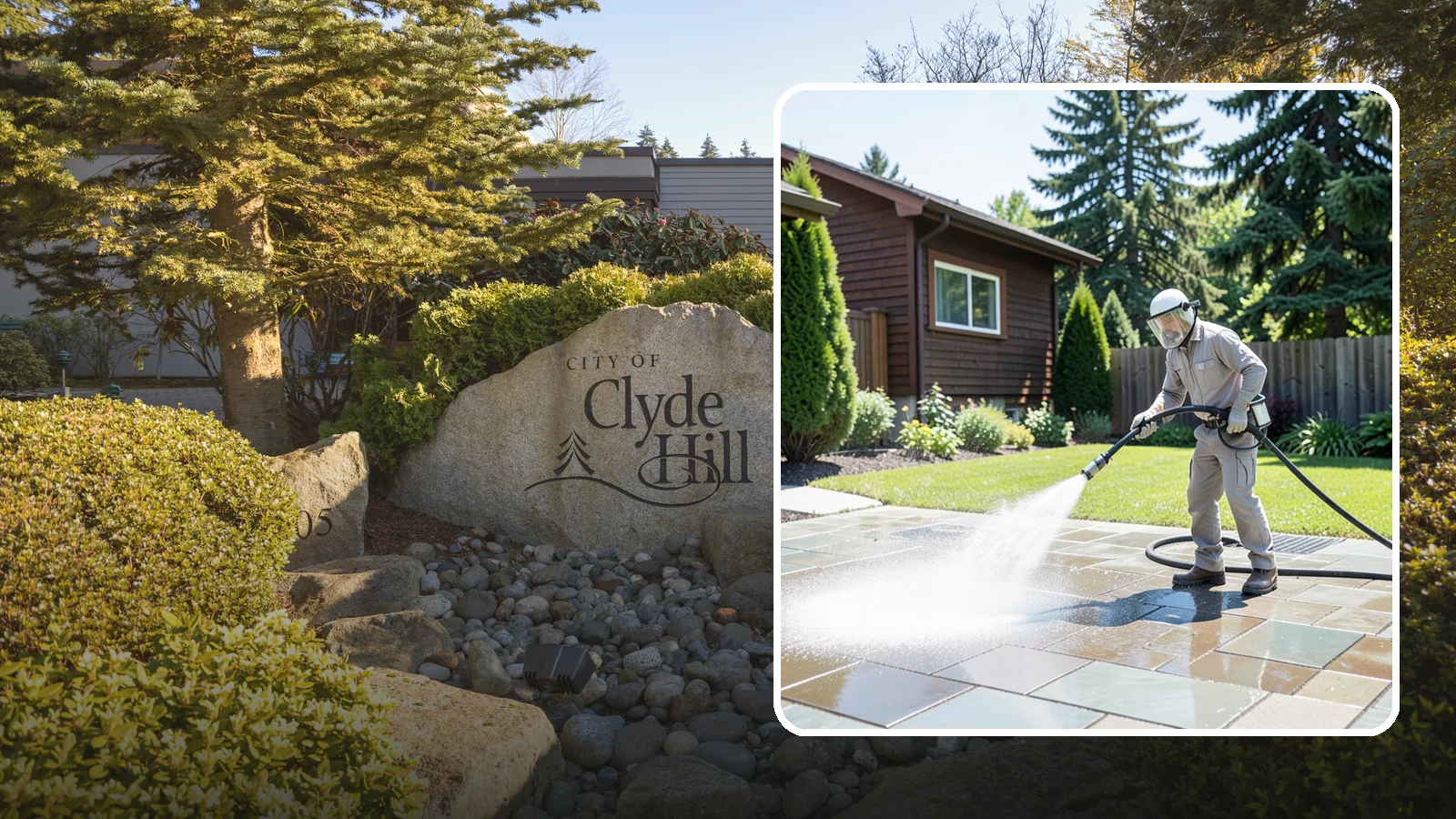 Bar & Restaurant Patio Cleaning in Clyde Hill, King County, WA - Deep patio cleaning for bars and restaurants that removes grease, food spills, gum, and algae from the outdoor dining areas...