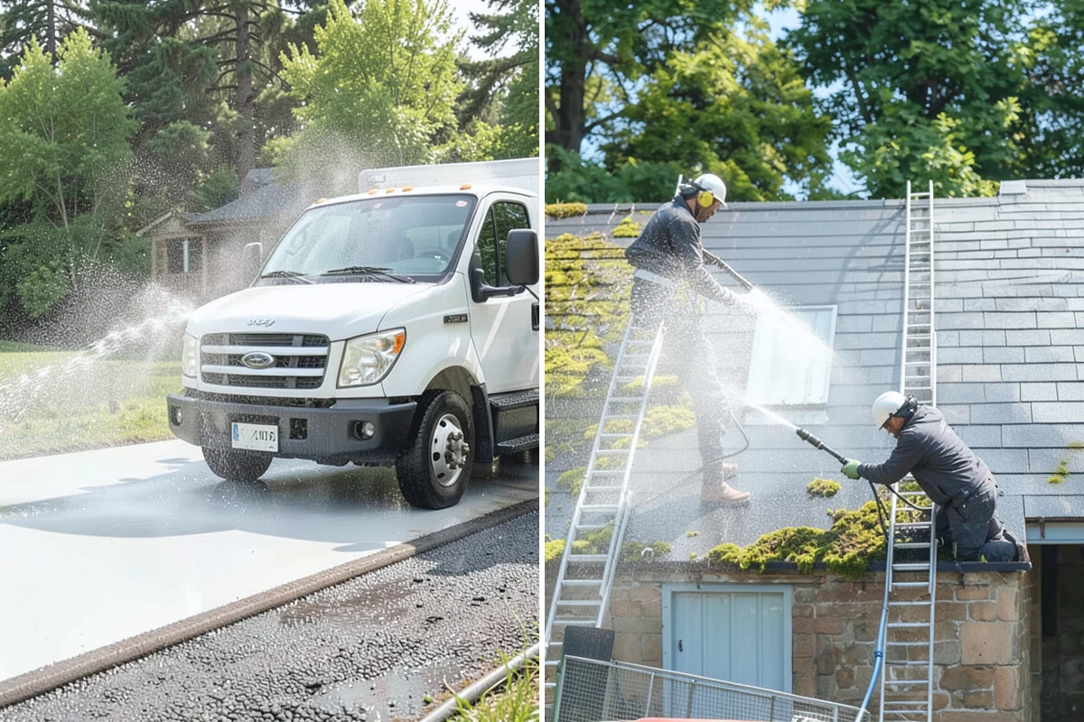Bar & Restaurant Patio Cleaning in Darrington, Snohomish County, WA - Pre-treat greasy zones and around table and bar areas