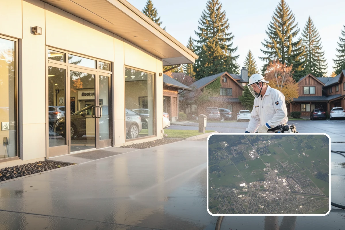 Bar & Restaurant Patio Cleaning in Enumclaw, King County, WA - Breaks down grease and sugar ground into patio surfaces