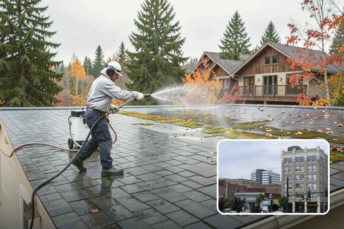 Bar & Restaurant Patio Cleaning in Everett, Snohomish County, WA - Breaks down grease and sugar ground into patio surfaces