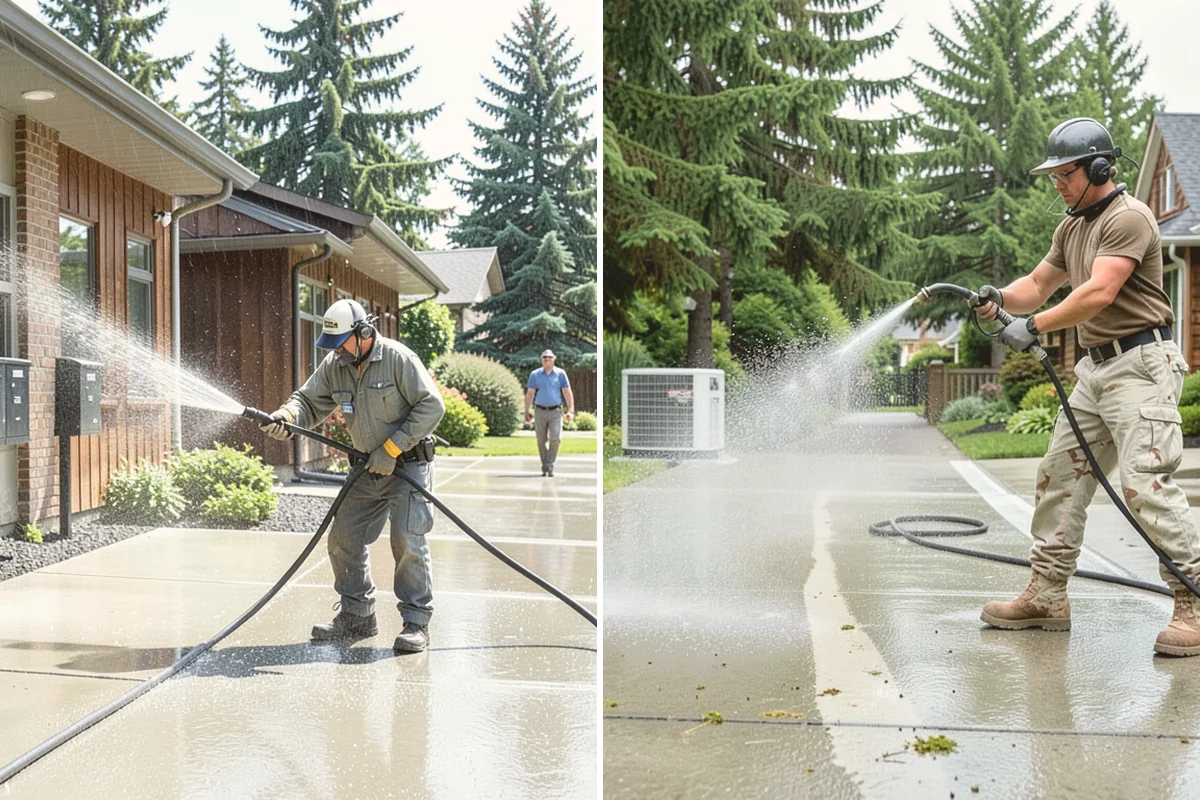 Bar & Restaurant Patio Cleaning in Fife, Pierce County, WA - Pre-treat greasy zones and around table and bar areas