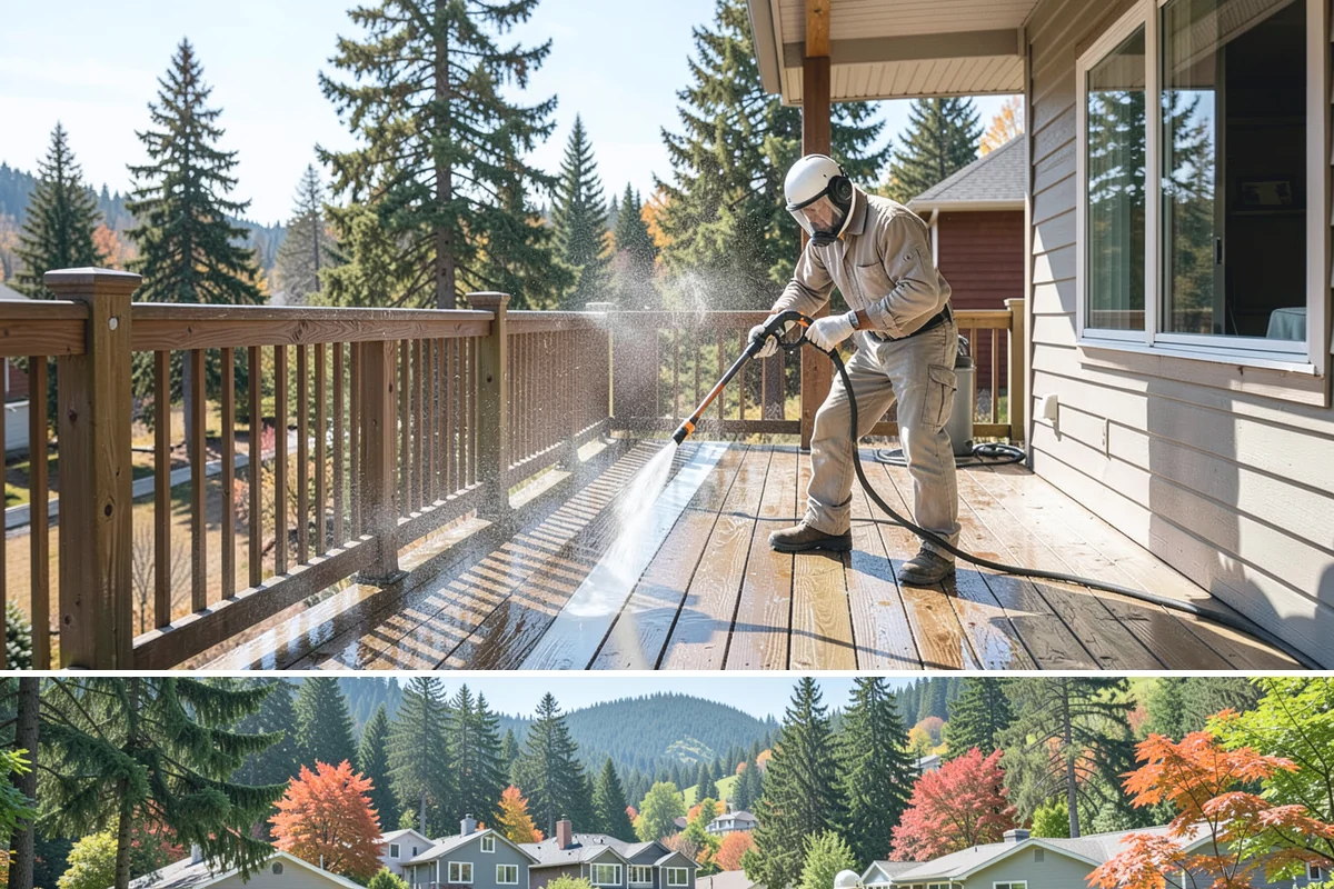 Bar & Restaurant Patio Cleaning in Fircrest, Pierce County, WA - A thorough spring cleaning readies patios for peak outdoor dining, with regular touch-ups through the summer season.