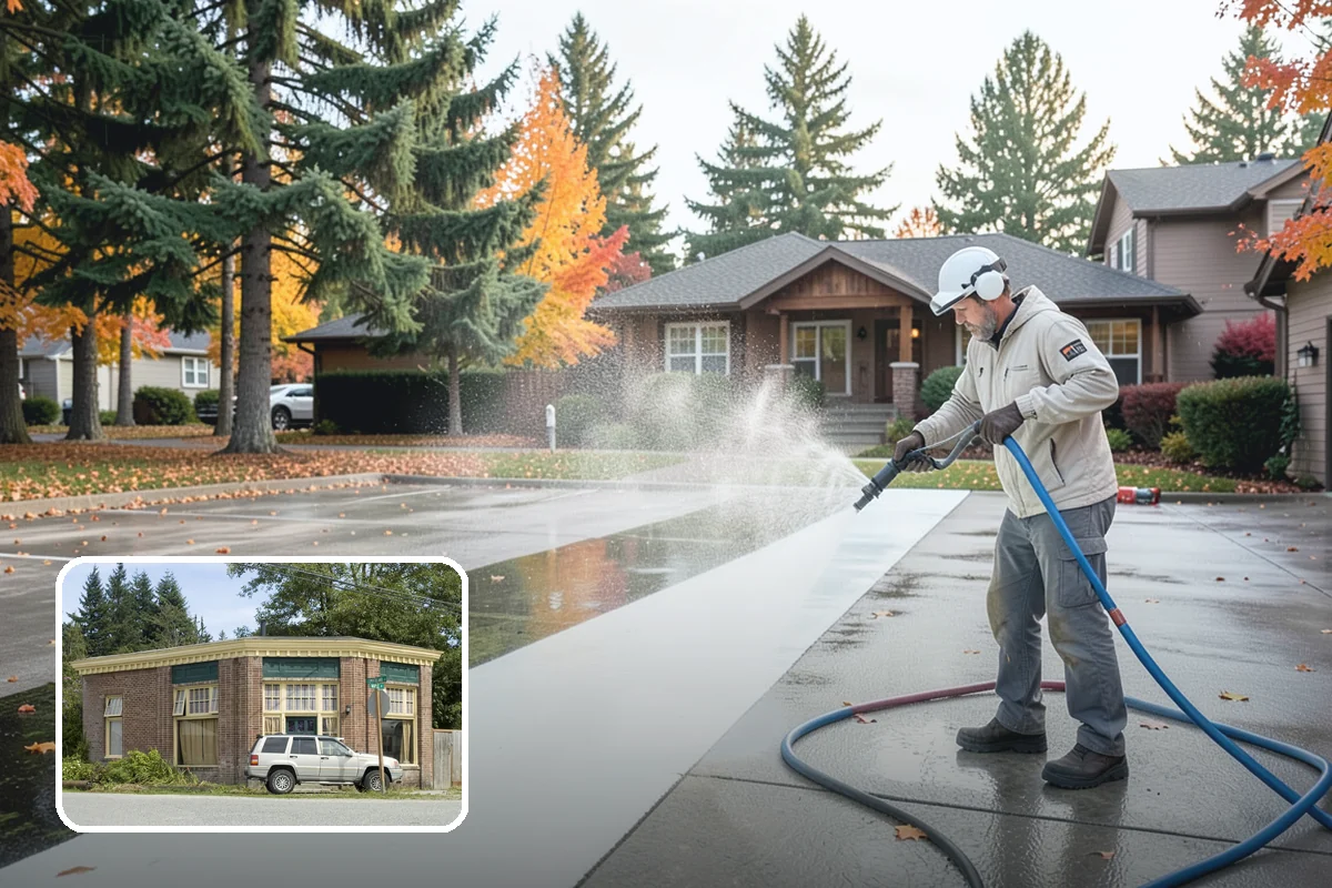 Bar & Restaurant Patio Cleaning in Hamilton, Skagit County, WA - Breaks down grease and sugar ground into patio surfaces