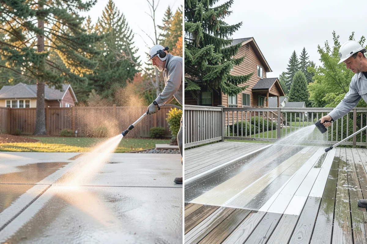 Bar & Restaurant Patio Cleaning in Hamilton, Skagit County, WA - Pre-treat greasy zones and around table and bar areas