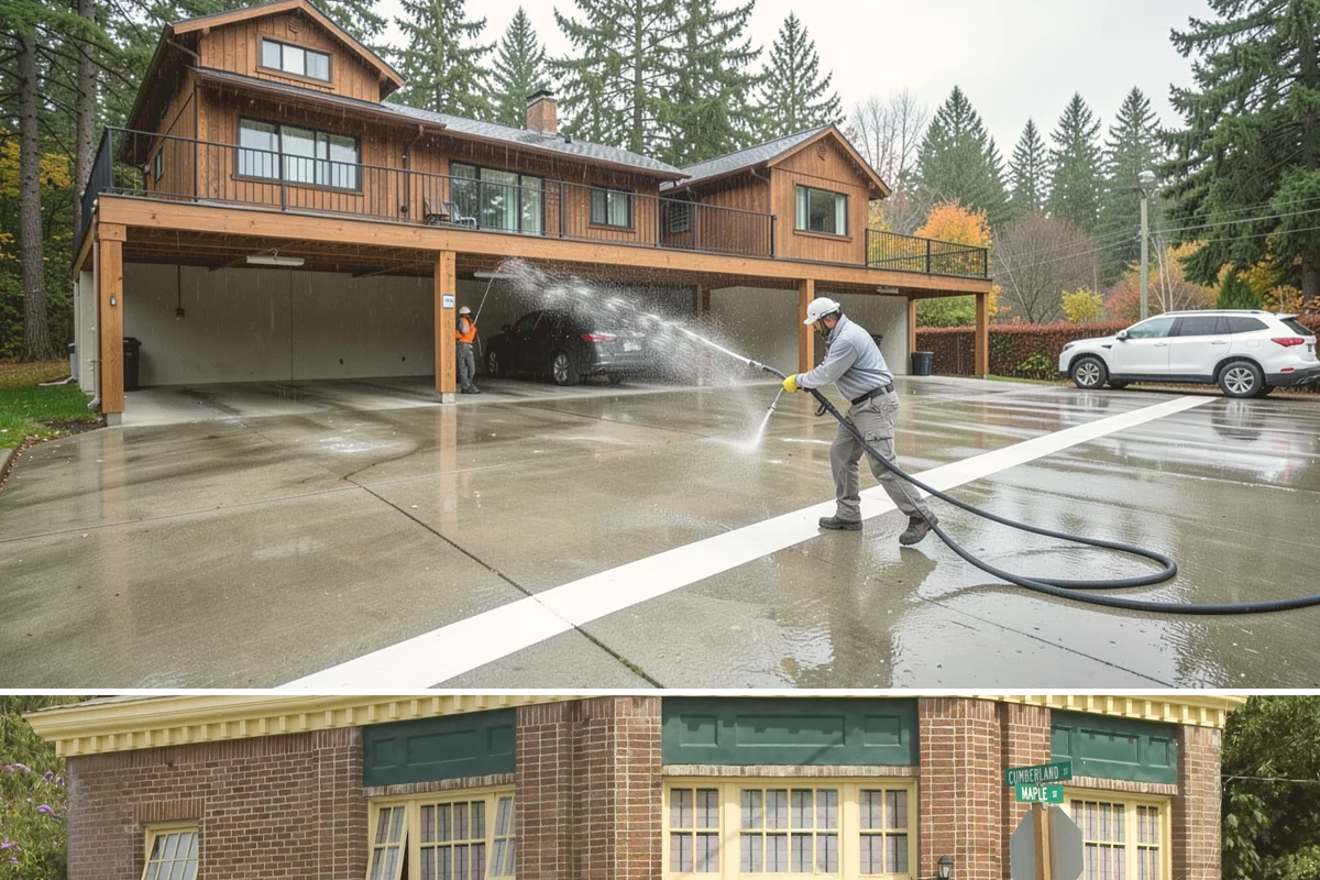 Bar & Restaurant Patio Cleaning in Hamilton, Skagit County, WA - A thorough spring cleaning readies patios for peak outdoor dining, with regular touch-ups through the summer season.