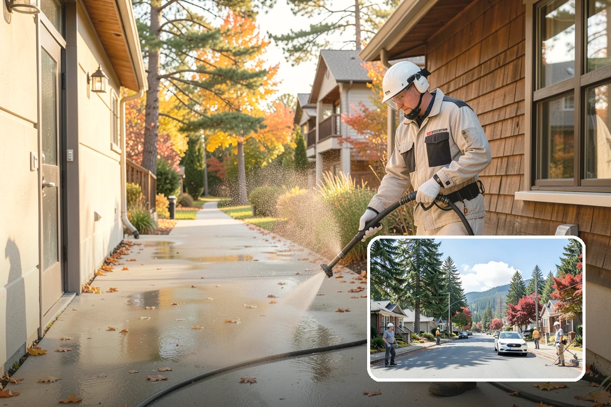 Bar & Restaurant Patio Cleaning in Hunts Point, King County, WA - Breaks down grease and sugar ground into patio surfaces