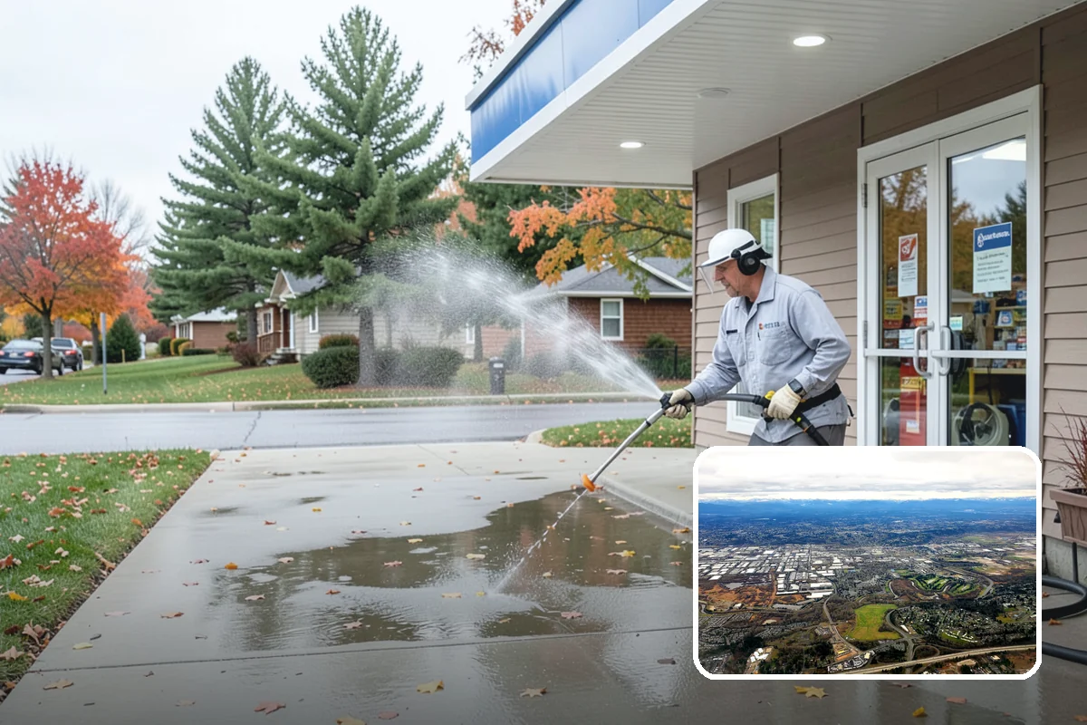 Bar & Restaurant Patio Cleaning in Kent, King County, WA - Breaks down grease and sugar ground into patio surfaces