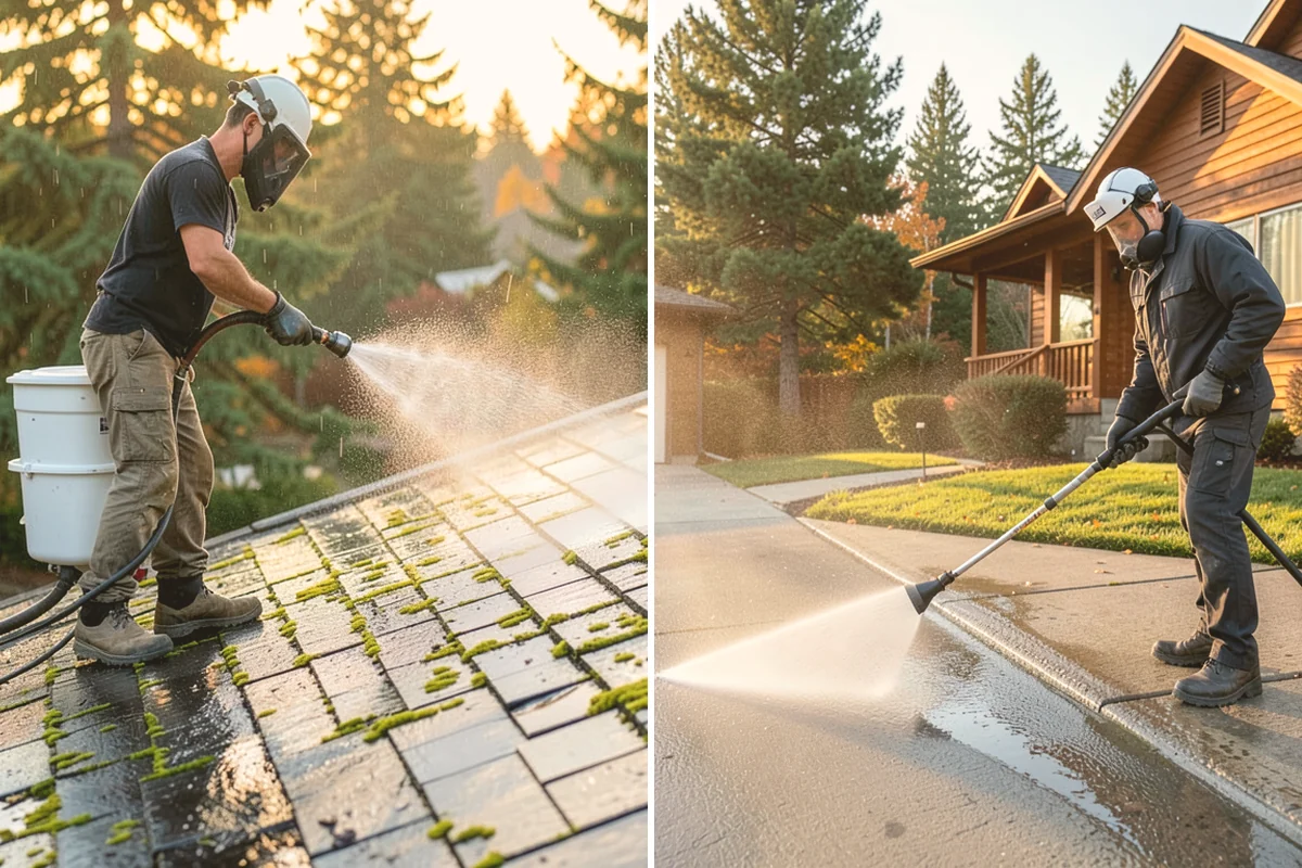Bar & Restaurant Patio Cleaning in Kent, King County, WA - Pre-treat greasy zones and around table and bar areas