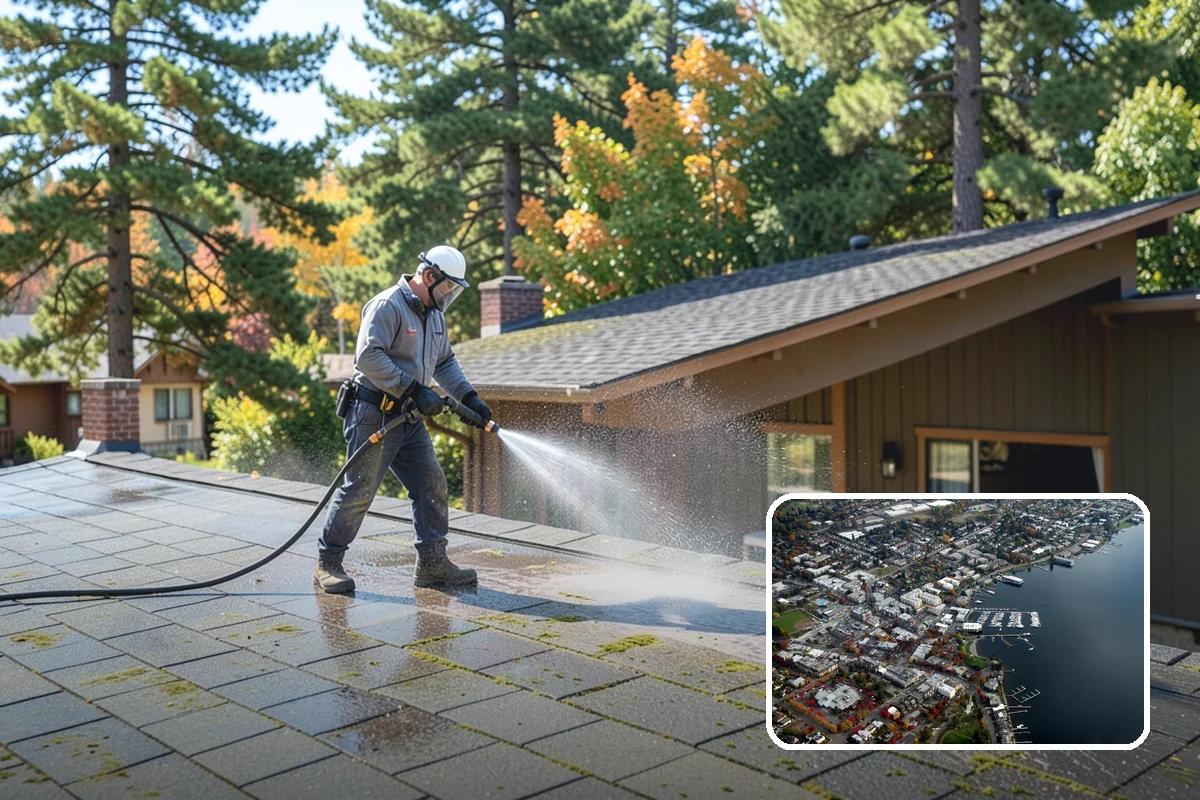 Bar & Restaurant Patio Cleaning in Kirkland, King County, WA - Breaks down grease and sugar ground into patio surfaces