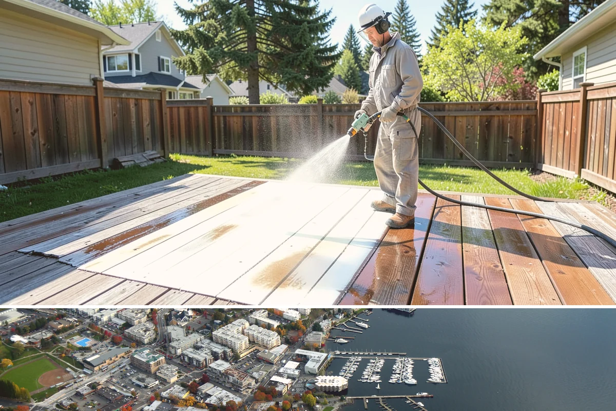 Bar & Restaurant Patio Cleaning in Kirkland, King County, WA - A thorough spring cleaning readies patios for peak outdoor dining, with regular touch-ups through the summer season.