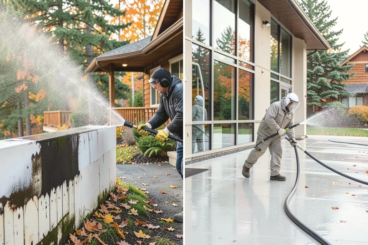Bar & Restaurant Patio Cleaning in Lake Stevens, Snohomish County, WA - Pre-treat greasy zones and around table and bar areas