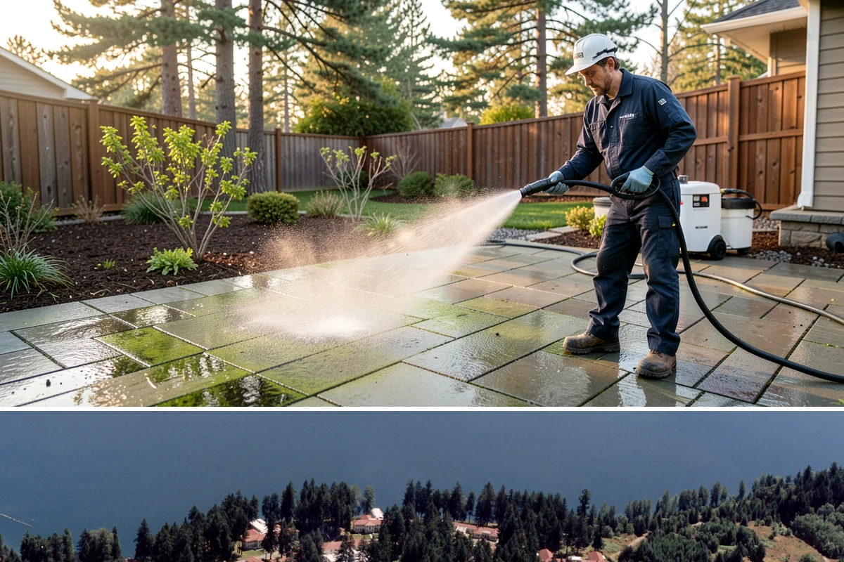 Bar & Restaurant Patio Cleaning in Lakewood, Pierce County, WA - A thorough spring cleaning readies patios for peak outdoor dining, with regular touch-ups through the summer season.
