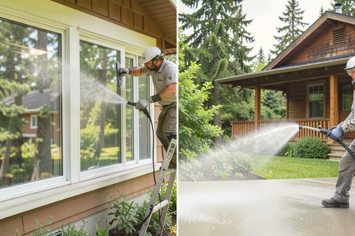 Bar & Restaurant Patio Cleaning in Langley, Island County, WA - Pre-treat greasy zones and around table and bar areas