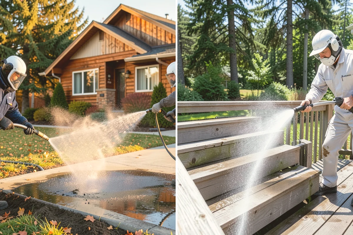 Bar & Restaurant Patio Cleaning in Lynnwood, Snohomish County, WA - Pre-treat greasy zones and around table and bar areas
