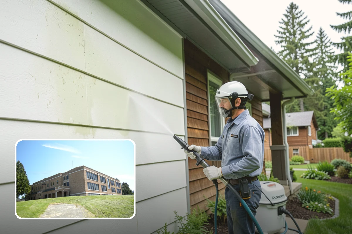 Bar & Restaurant Patio Cleaning in Maple Valley, King County, WA - Breaks down grease and sugar ground into patio surfaces