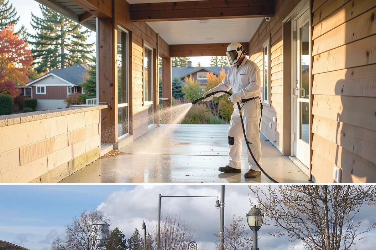 Bar & Restaurant Patio Cleaning in Marysville, Snohomish County, WA - A thorough spring cleaning readies patios for peak outdoor dining, with regular touch-ups through the summer season.