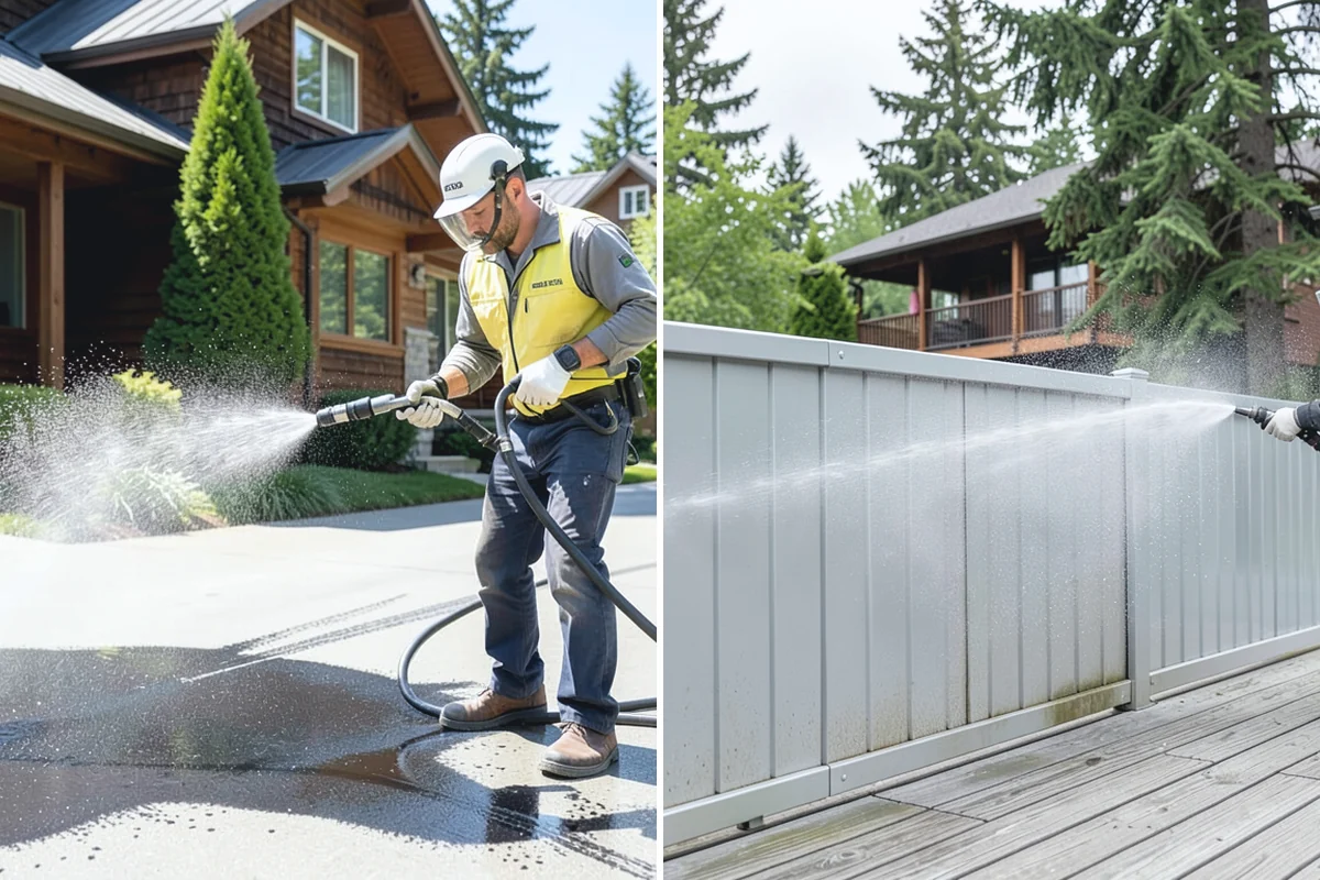 Bar & Restaurant Patio Cleaning in Medina, King County, WA - Pre-treat greasy zones and around table and bar areas