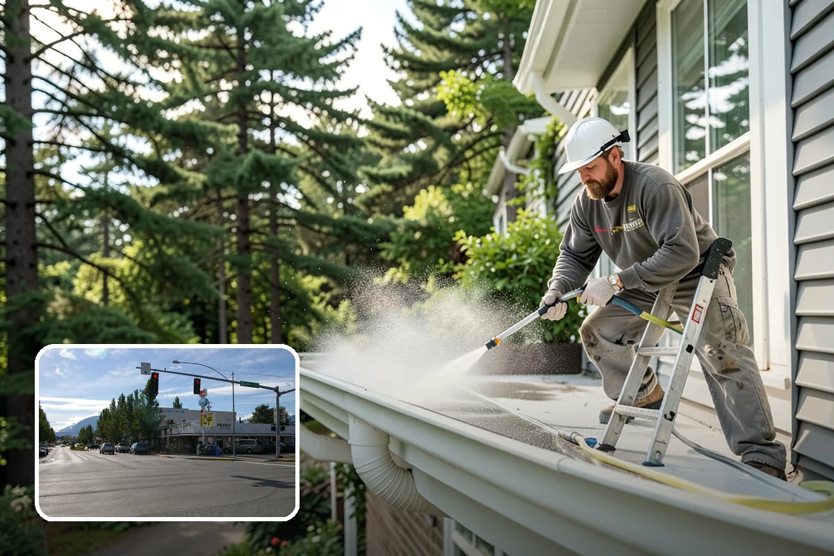 Bar & Restaurant Patio Cleaning in North Bend, King County, WA - Breaks down grease and sugar ground into patio surfaces