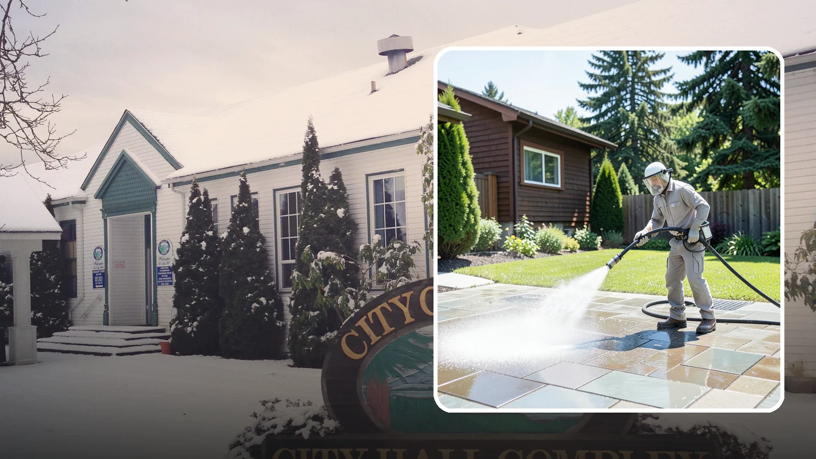 Bar & Restaurant Patio Cleaning in Pacific, King County, WA - Deep patio cleaning for bars and restaurants that removes grease, food spills, gum, and algae from the outdoor dining areas...