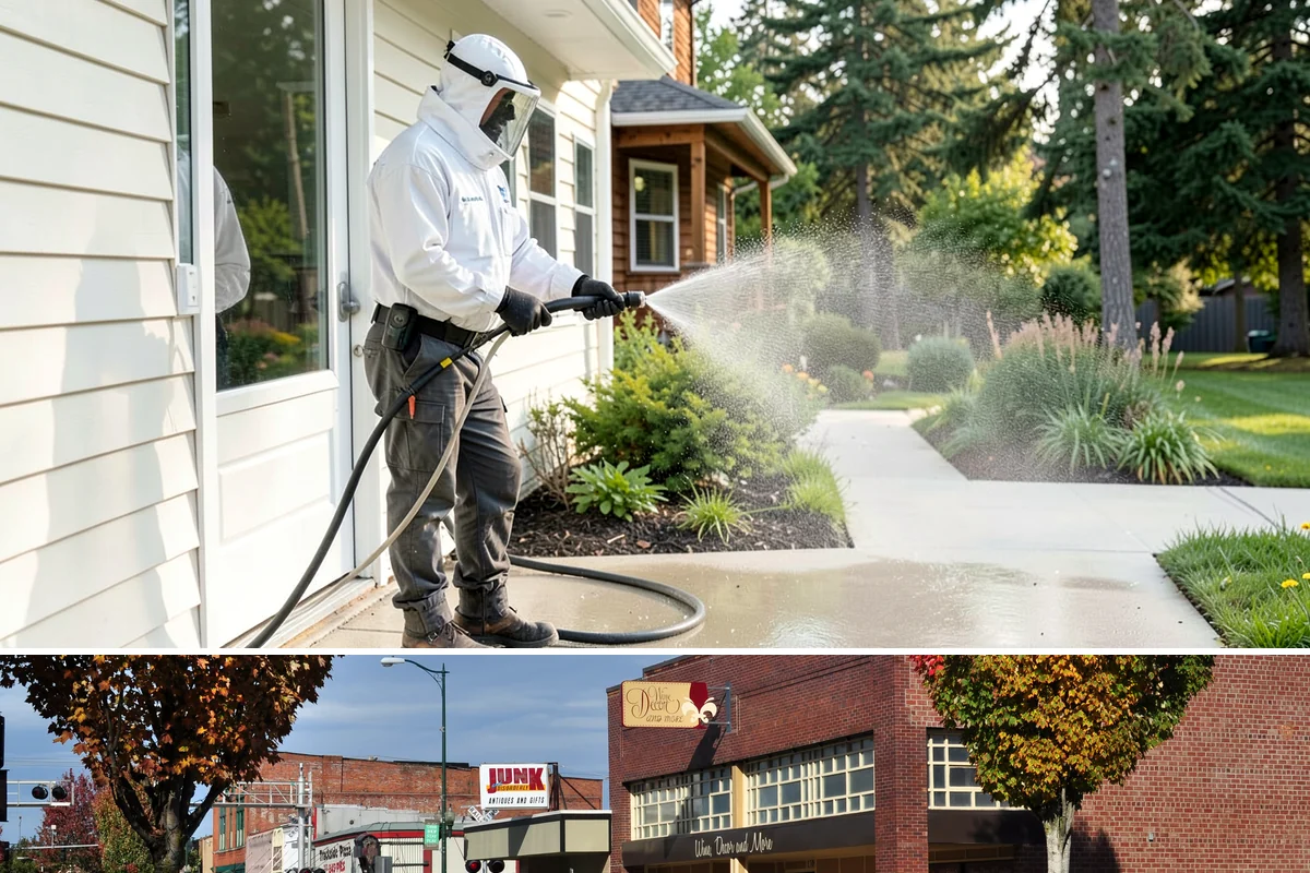 Bar & Restaurant Patio Cleaning in Puyallup, Pierce County, WA - A thorough spring cleaning readies patios for peak outdoor dining, with regular touch-ups through the summer season.