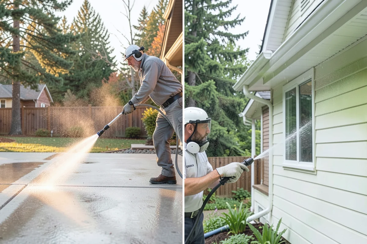 Bar & Restaurant Patio Cleaning in Redmond, King County, WA - Pre-treat greasy zones and around table and bar areas