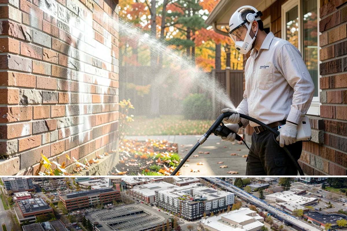 Bar & Restaurant Patio Cleaning in Redmond, King County, WA - A thorough spring cleaning readies patios for peak outdoor dining, with regular touch-ups through the summer season.