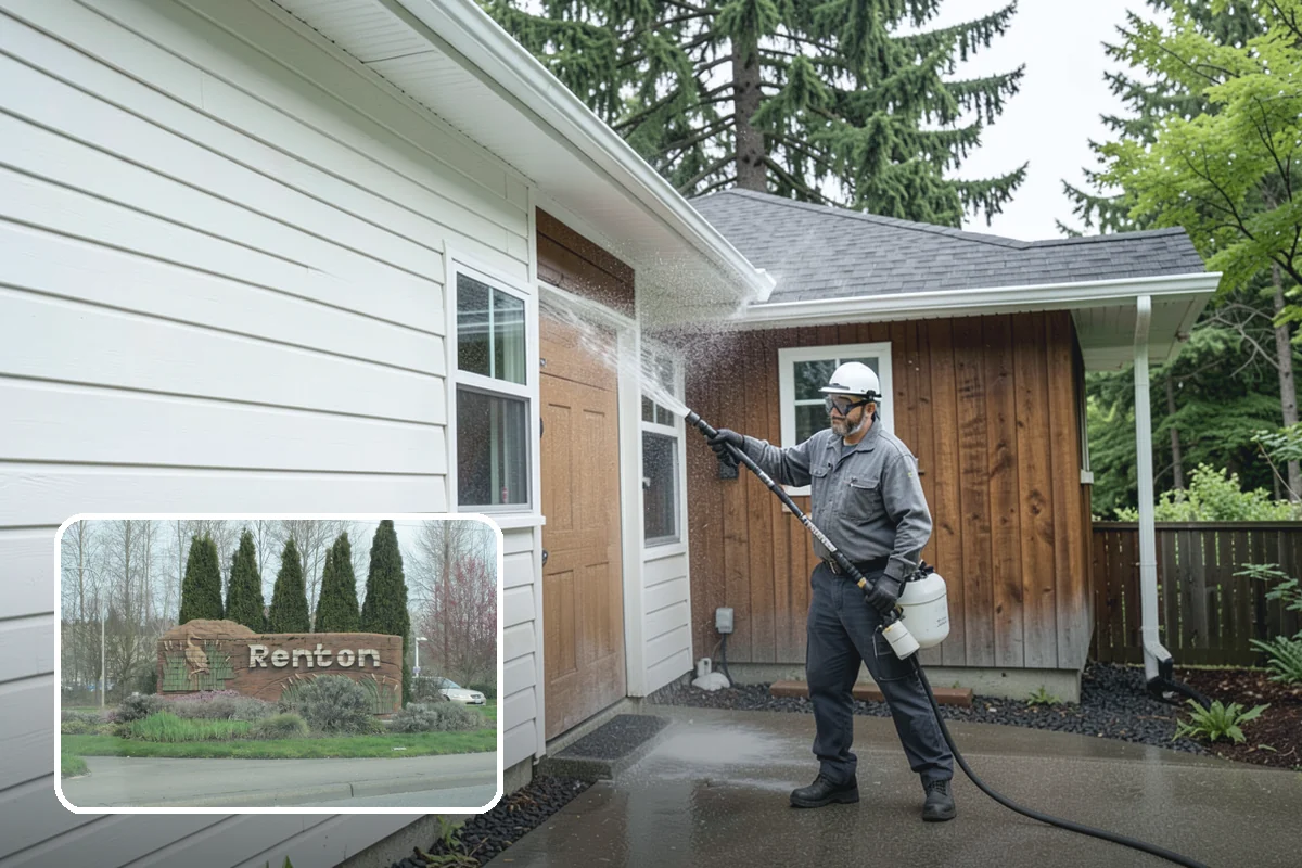Bar & Restaurant Patio Cleaning in Renton, King County, WA - Breaks down grease and sugar ground into patio surfaces