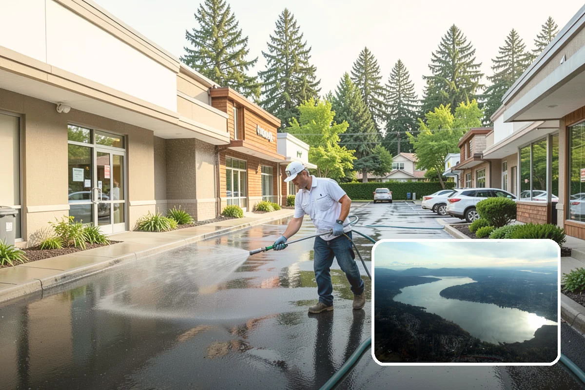 Bar & Restaurant Patio Cleaning in Sammamish, King County, WA - Breaks down grease and sugar ground into patio surfaces