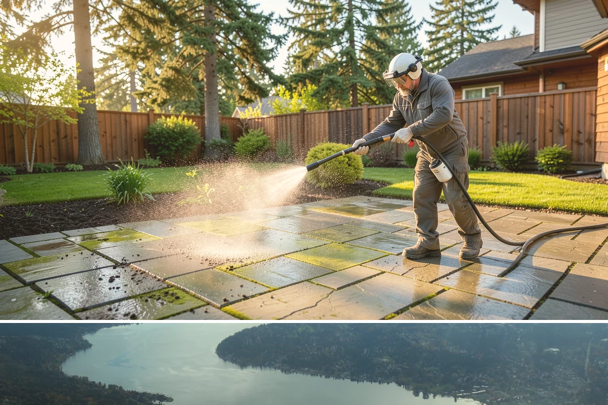 Bar & Restaurant Patio Cleaning in Sammamish, King County, WA - A thorough spring cleaning readies patios for peak outdoor dining, with regular touch-ups through the summer season.