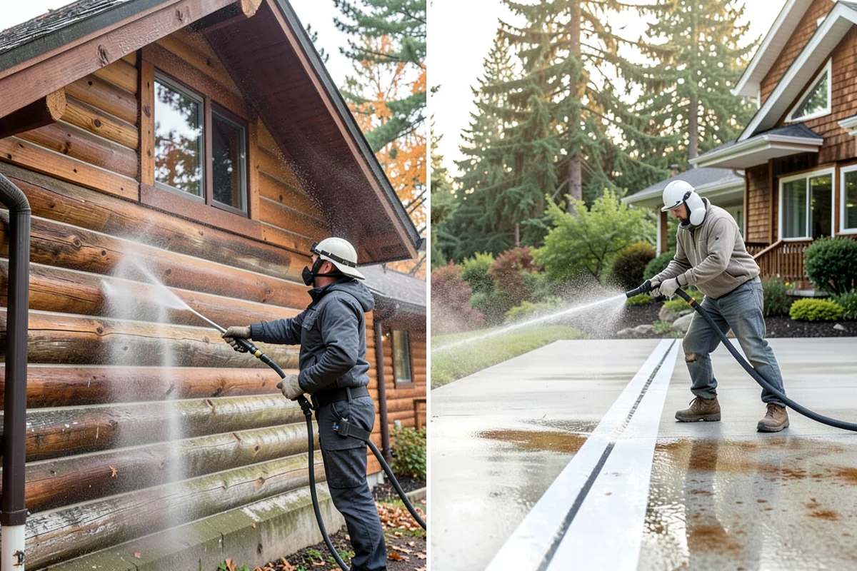 Bar & Restaurant Patio Cleaning in SeaTac, King County, WA - Pre-treat greasy zones and around table and bar areas