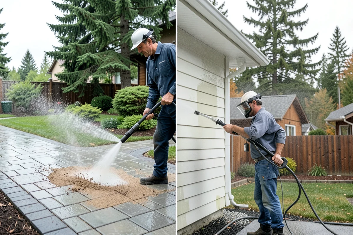 Bar & Restaurant Patio Cleaning in Seattle, King County, WA - Pre-treat greasy zones and around table and bar areas