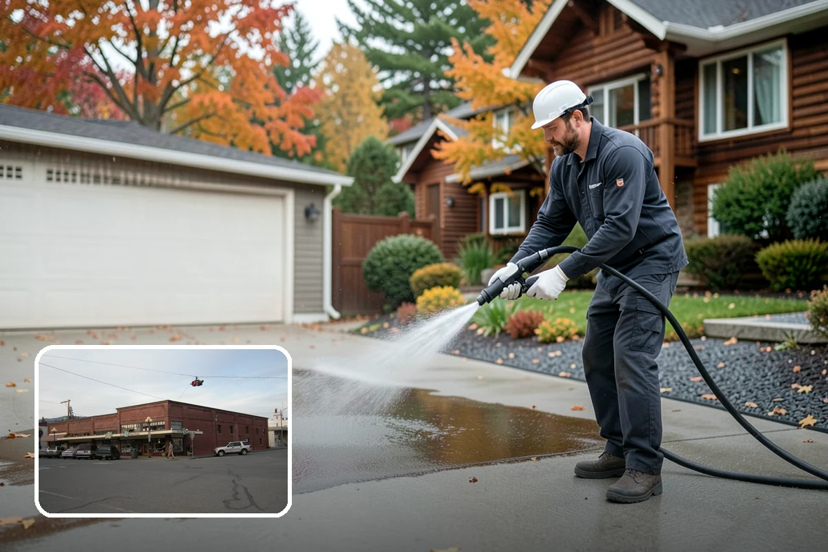 Bar & Restaurant Patio Cleaning in Sedro-Woolley, Skagit County, WA - Breaks down grease and sugar ground into patio surfaces