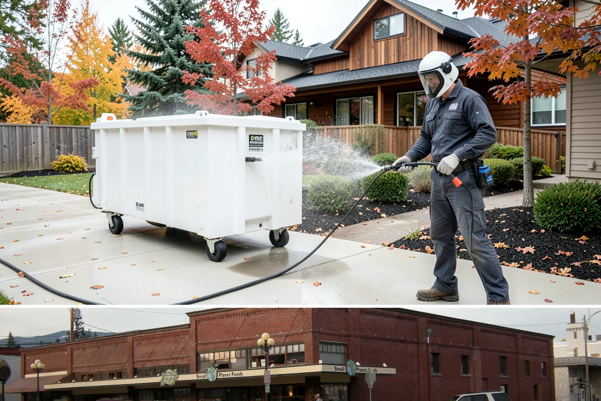 Bar & Restaurant Patio Cleaning in Sedro-Woolley, Skagit County, WA - A thorough spring cleaning readies patios for peak outdoor dining, with regular touch-ups through the summer season.