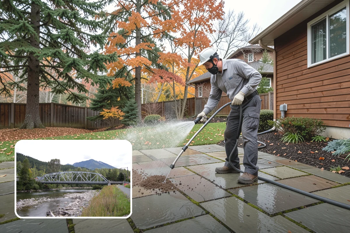 Bar & Restaurant Patio Cleaning in Skykomish, King County, WA - Breaks down grease and sugar ground into patio surfaces